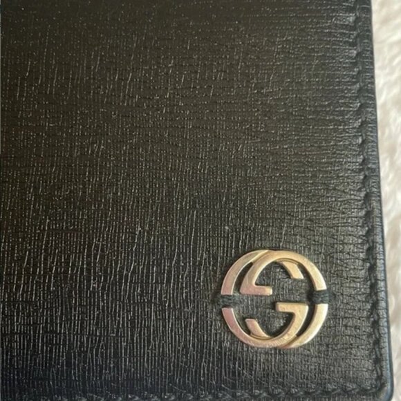 Gucci Black Long Wallet with Orange Horse Bit Pattern w/COA - Picture 10 of 16